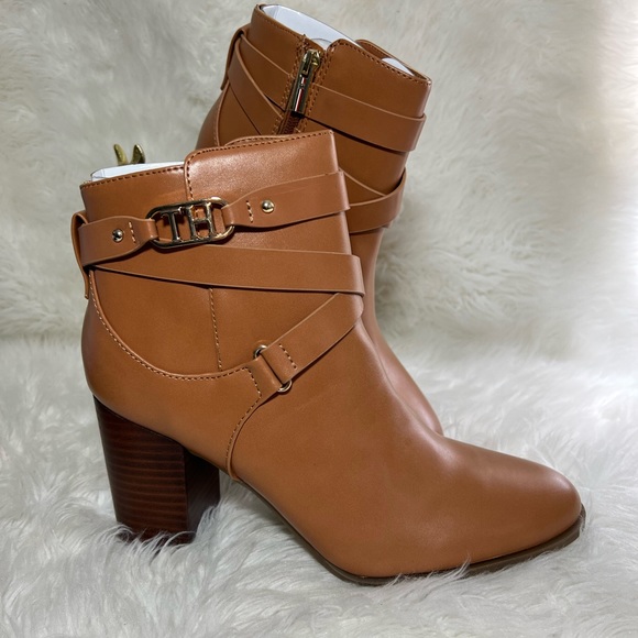 Tommy Hilfiger Women’s Ankle Boots Size 9 Brown - Picture 5 of 11